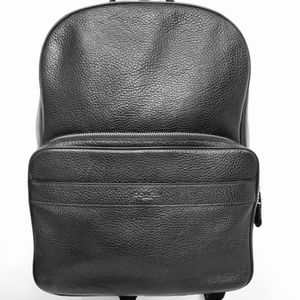 COACH Hamilton Black Leather Backpack
